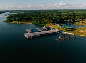 Midway Marina aerial