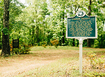 Vernon Presley Historical Marker